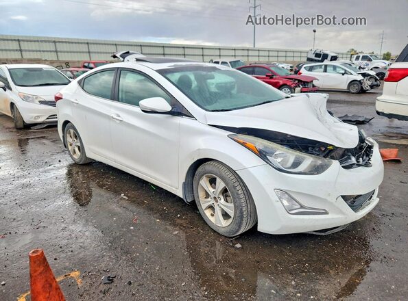 5NPDH4AE0GH688199 2016 HYUNDAI ELANTRA White Передня права чверть