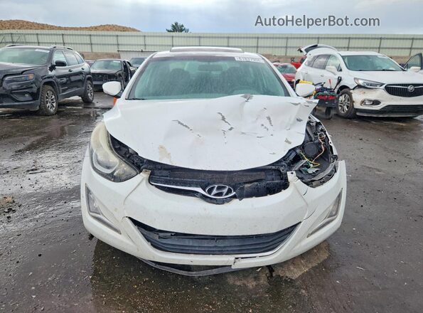 5NPDH4AE0GH688199 2016 HYUNDAI ELANTRA White Вид спереду