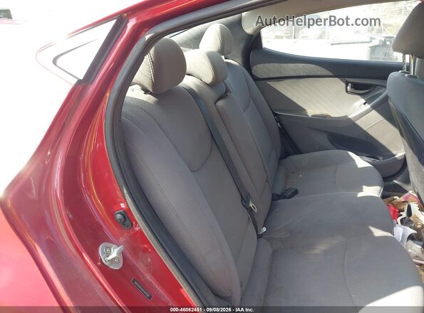 5NPDH4AE0GH704580 2016 HYUNDAI ELANTRA Red VIN sticker view