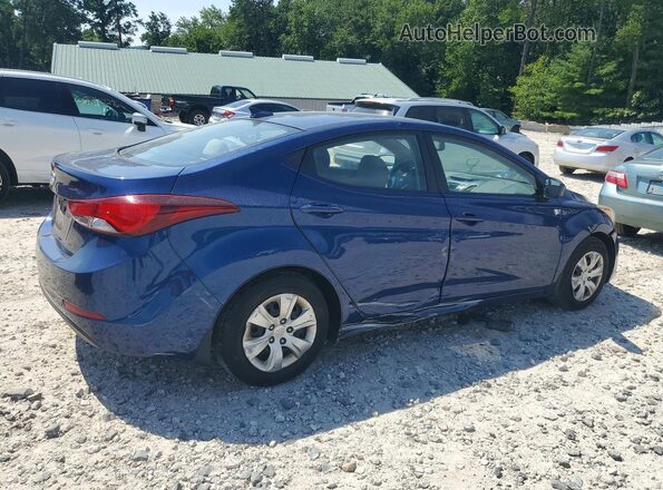 5NPDH4AE0GH711075 2016 HYUNDAI ELANTRA Blue უკანა მარჯვენა