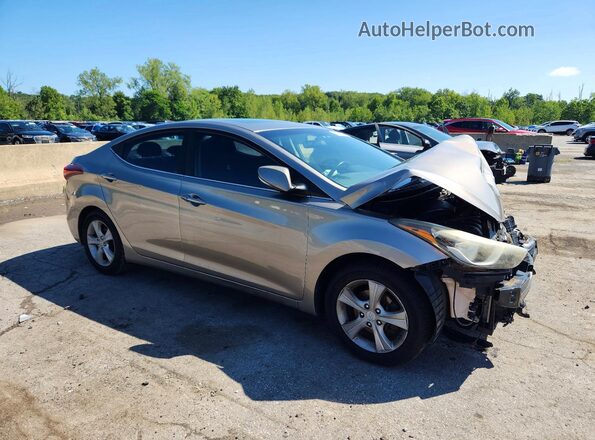 5NPDH4AE1GH668074 2016 HYUNDAI ELANTRA Золотой Передняя правая четверть