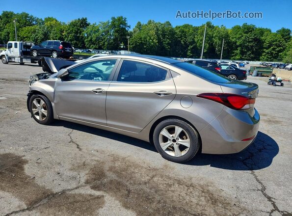 5NPDH4AE1GH668074 2016 HYUNDAI ELANTRA Золотой Задняя левая четверть
