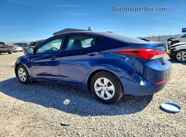5NPDH4AE1GH704782 2016 HYUNDAI ELANTRA Blue Задня ліва чверть