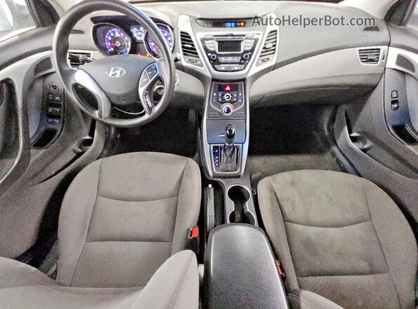 5NPDH4AE1GH728449 2016 HYUNDAI ELANTRA White Widok deski rozdzielczej