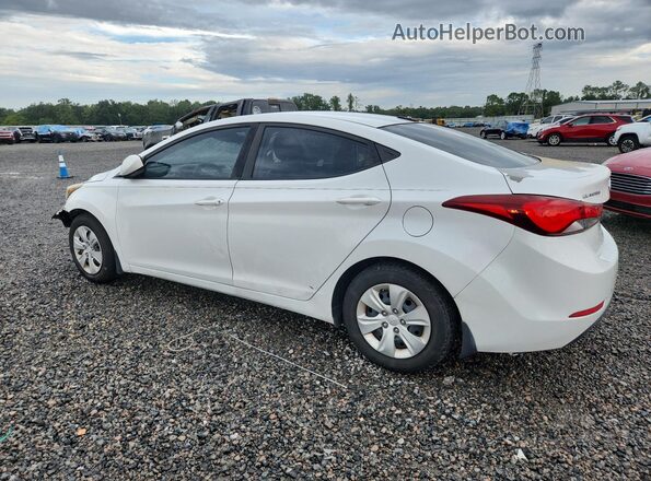 5NPDH4AE1GH780499 2016 HYUNDAI ELANTRA White უკანა მარცხენა
