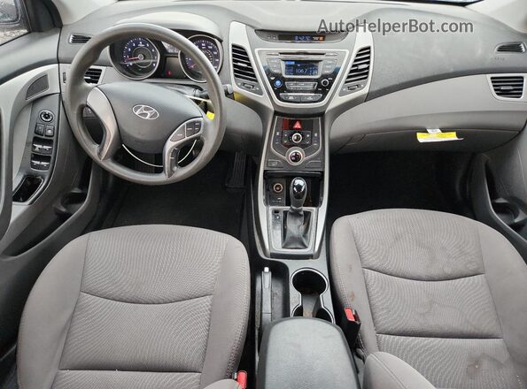 5NPDH4AE1GH780499 2016 HYUNDAI ELANTRA White წინა პანელის ხედი