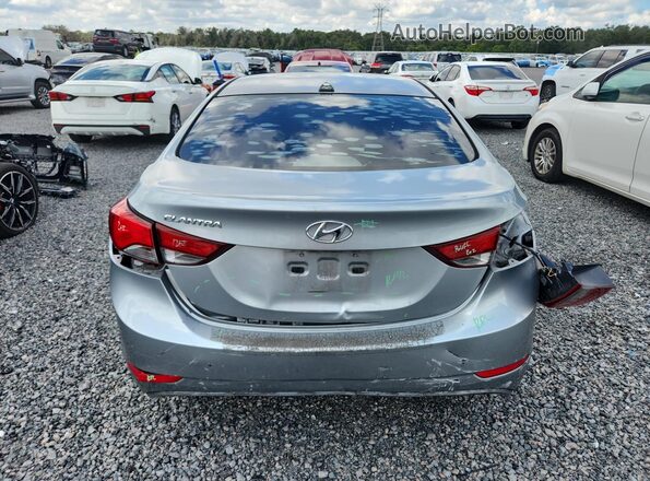 5NPDH4AE2GH730825 2016 HYUNDAI ELANTRA Gray Vista trasera
