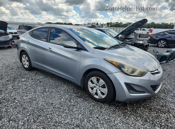 5NPDH4AE2GH730825 2016 HYUNDAI ELANTRA Gray Delantero derecho