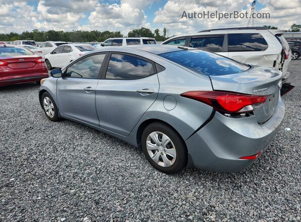 5NPDH4AE2GH730825 2016 HYUNDAI ELANTRA Gray Trasero izquierdo