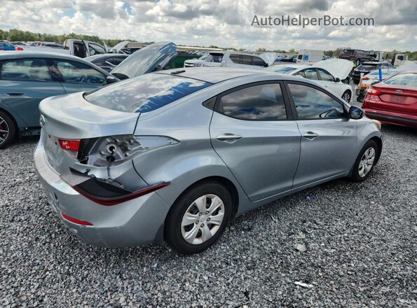 5NPDH4AE2GH730825 2016 HYUNDAI ELANTRA Gray Trasero derecho