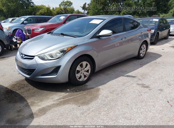 5NPDH4AE2GH742344 2016 HYUNDAI ELANTRA Gray Передня ліва чверть