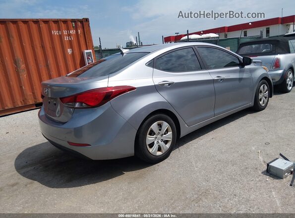 5NPDH4AE2GH742344 2016 HYUNDAI ELANTRA Gray Задня права чверть