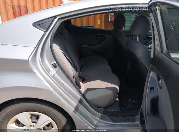 5NPDH4AE2GH742344 2016 HYUNDAI ELANTRA Gray Вид наклейки з VIN-кодом