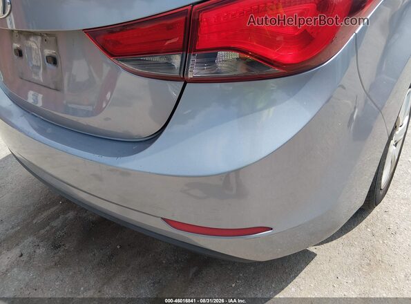 5NPDH4AE2GH742344 2016 HYUNDAI ELANTRA Gray 