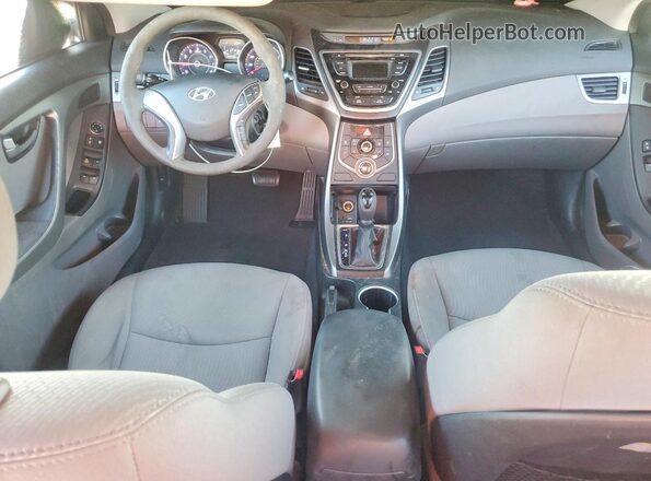 5NPDH4AE2GH745860 2016 HYUNDAI ELANTRA Red Dashboard view