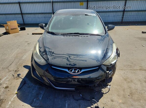 5NPDH4AE2GH786425 2016 HYUNDAI ELANTRA Black Widok z przodu