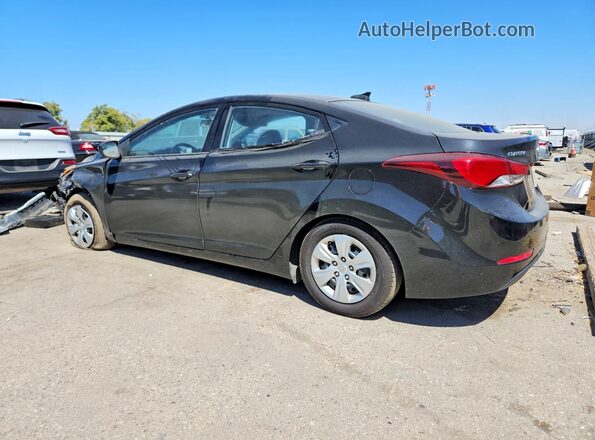 5NPDH4AE2GH786425 2016 HYUNDAI ELANTRA Black Tył lewy