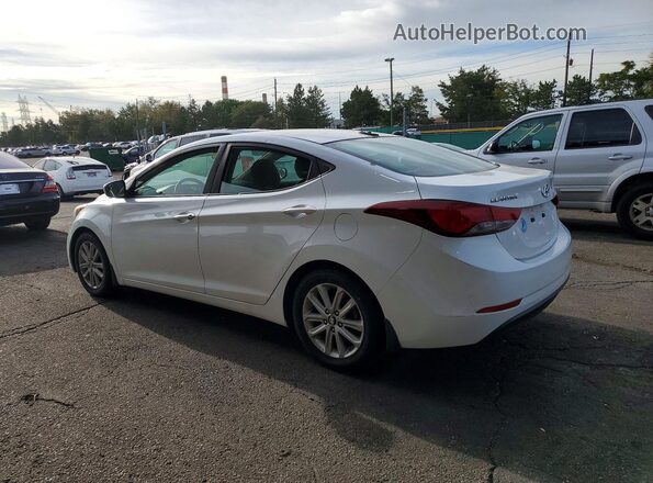 5NPDH4AE3GH656587 2016 HYUNDAI ELANTRA White Tył lewy