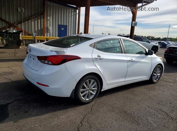 5NPDH4AE3GH656587 2016 HYUNDAI ELANTRA White Tył prawy