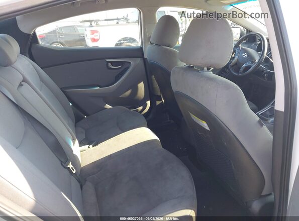 5NPDH4AE3GH658078 2016 HYUNDAI ELANTRA White Vista de la etiqueta del VIN