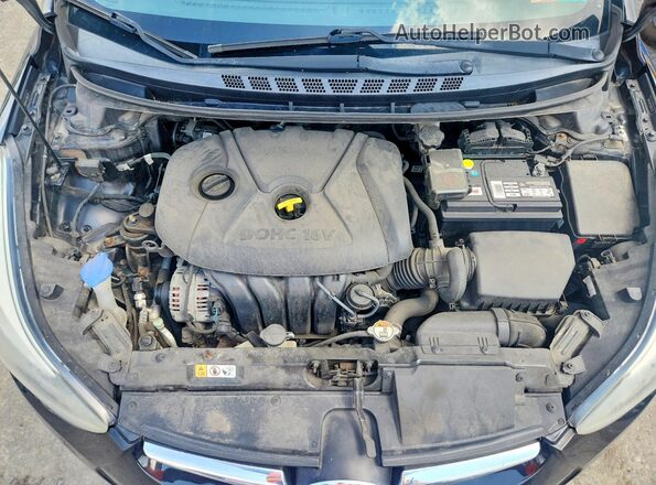 5NPDH4AE3GH662325 2016 HYUNDAI ELANTRA Black Սալոնի հետևի տեսք