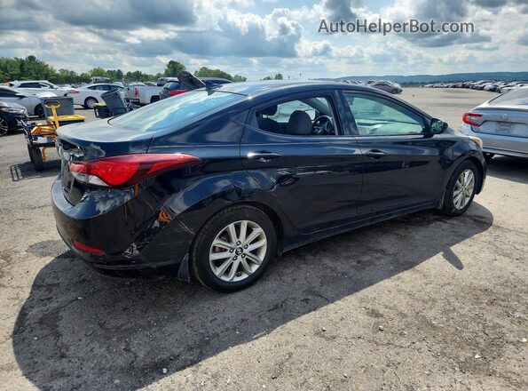 5NPDH4AE3GH662325 2016 HYUNDAI ELANTRA Black Հետևի աջ
