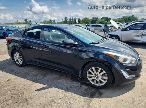 5NPDH4AE3GH662325 2016 HYUNDAI ELANTRA Black Առջևի աջ