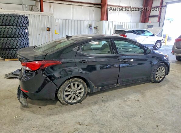 5NPDH4AE3GH670845 2016 HYUNDAI ELANTRA Black Rear right