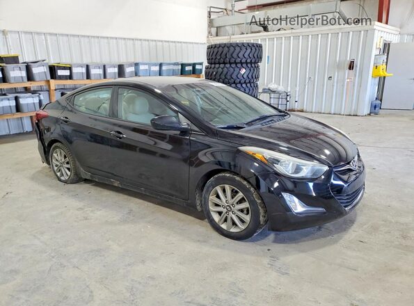 5NPDH4AE3GH670845 2016 HYUNDAI ELANTRA Black Front right