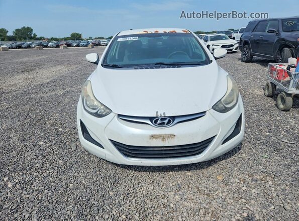 5NPDH4AE3GH701544 2016 HYUNDAI ELANTRA White Front view