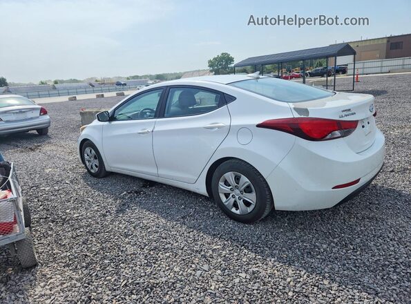5NPDH4AE3GH701544 2016 HYUNDAI ELANTRA White Rear left