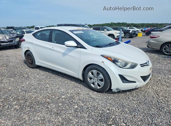 5NPDH4AE3GH701544 2016 HYUNDAI ELANTRA White Front right