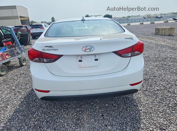 5NPDH4AE3GH701544 2016 HYUNDAI ELANTRA White Rear view