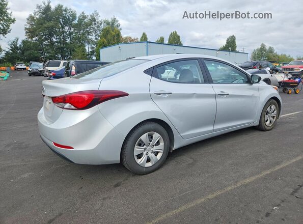 5NPDH4AE3GH701950 2016 HYUNDAI ELANTRA Silver Tył prawy