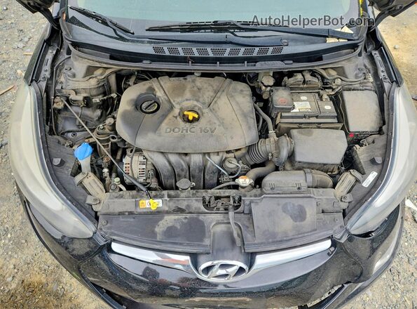 5NPDH4AE3GH737265 2016 HYUNDAI ELANTRA Gray Սալոնի հետևի տեսք