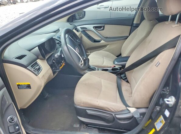 5NPDH4AE3GH737265 2016 HYUNDAI ELANTRA Gray Սալոնի դիմացի տեսք