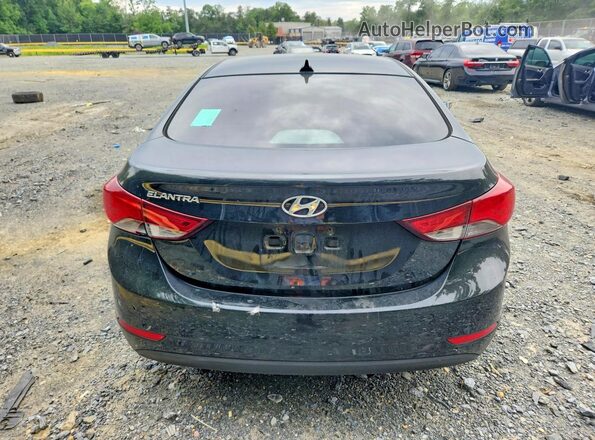 5NPDH4AE3GH737265 2016 HYUNDAI ELANTRA Gray Հետևի տեսք