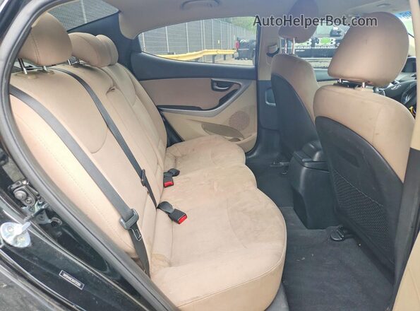 5NPDH4AE3GH737265 2016 HYUNDAI ELANTRA Gray Հետևի նստատեղերի տեսք