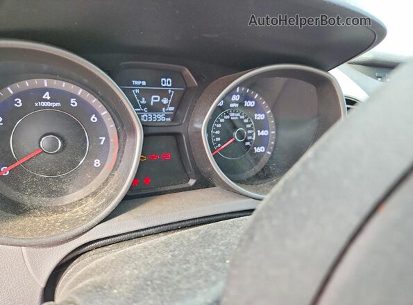 5NPDH4AE3GH743874 2016 HYUNDAI ELANTRA Blue ხელსაწყოთა პანელის ხედი