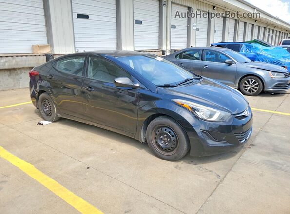 5NPDH4AE4GH793621 2016 HYUNDAI ELANTRA Black Առջևի աջ