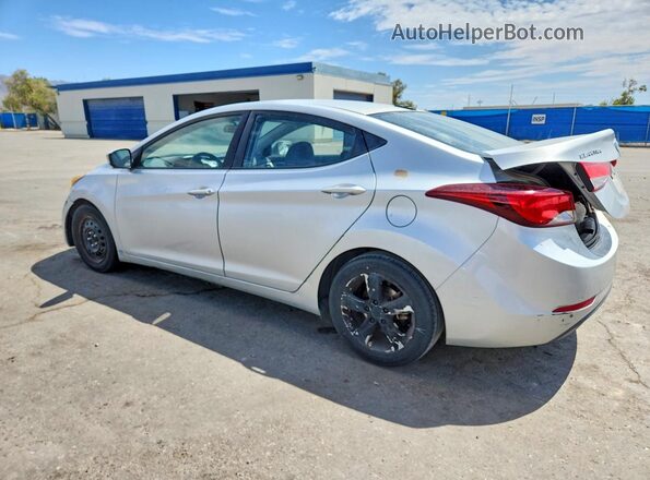 5NPDH4AE5GH666389 2016 HYUNDAI ELANTRA Silver Հետևի ձախ