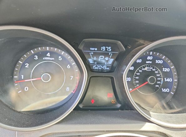 5NPDH4AE5GH666389 2016 HYUNDAI ELANTRA Silver Սարքավորումների վահանակի տեսք