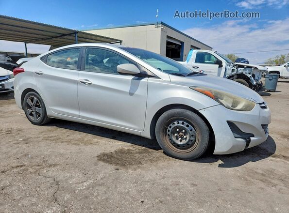 5NPDH4AE5GH666389 2016 HYUNDAI ELANTRA Silver Առջևի աջ