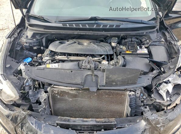 5NPDH4AE5GH669860 2016 HYUNDAI ELANTRA Black Widok wnętrza z tyłu