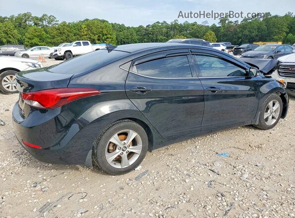 5NPDH4AE5GH669860 2016 HYUNDAI ELANTRA Black Tył prawy