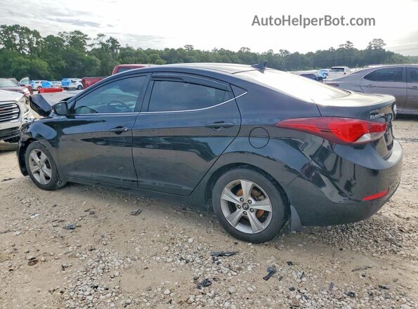 5NPDH4AE5GH669860 2016 HYUNDAI ELANTRA Black Tył lewy