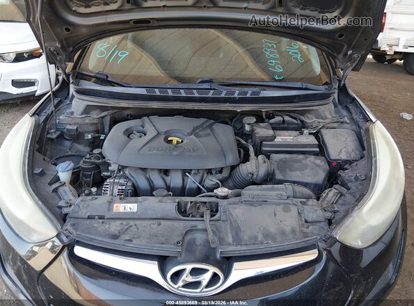 5NPDH4AE5GH698937 2016 HYUNDAI ELANTRA Black Вид ззаду