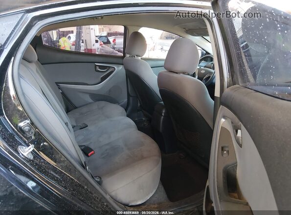 5NPDH4AE5GH698937 2016 HYUNDAI ELANTRA Black Вид наклейки з VIN-кодом