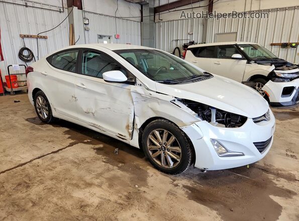 5NPDH4AE6GH679815 2016 HYUNDAI ELANTRA White Front right