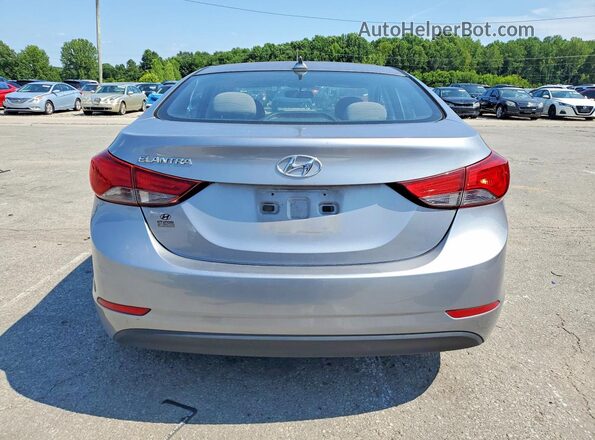 5NPDH4AE6GH770339 2016 HYUNDAI ELANTRA Silver Widok z tyłu
